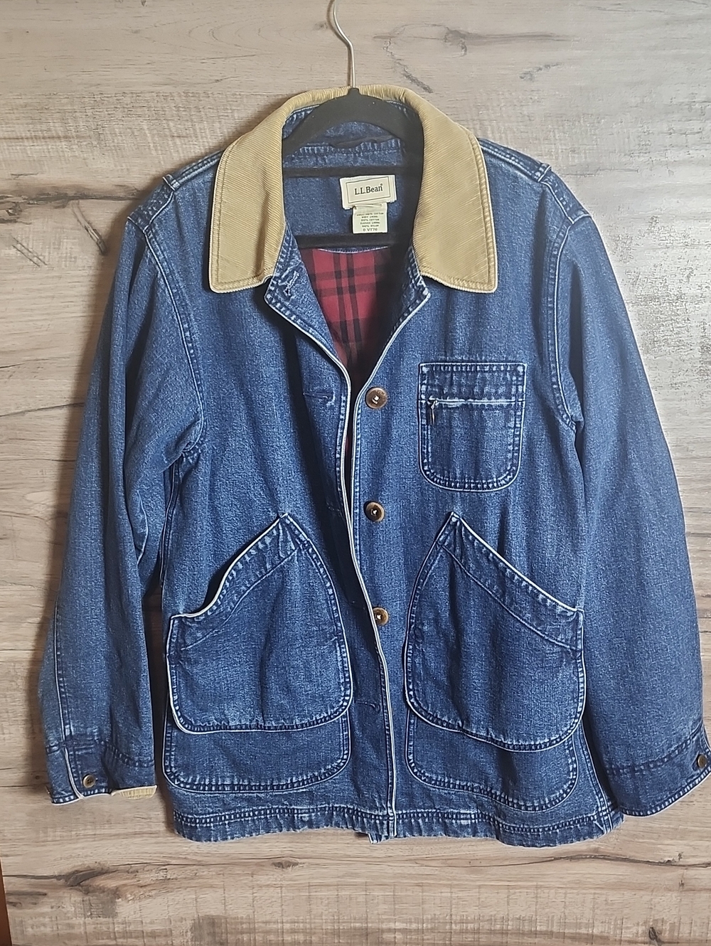 LL Bean Vintage Denim Barn Chore Jacket